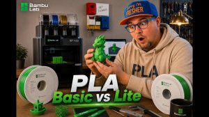 Bambulab PLA Lite vs PLA Basic - сравнение, прочность, качество печати #Bambulab #PLA #Lite #Basic