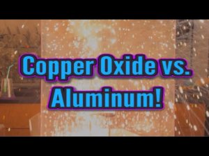 Redox of Copper Oxide & Aluminum in RamZland!💥 2AI+3CuO → AL2O3+ЗCu #STEM #RamZland