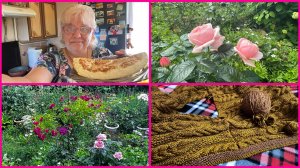 30.06.26 🌺ДАВНО ТАКОЕ НЕ ГОТОВИЛА 🌺 РОЗЫ 🌺ОБВЯЗЫВАЮ БЕЗРУКАВКУ 🧶