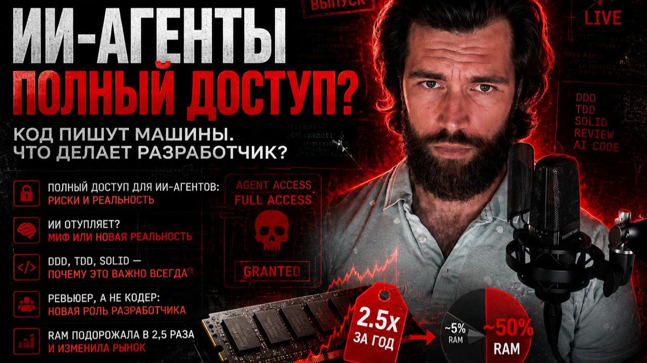 ИИ-агенты в продакшене, «отупение» разработчиков и память подорожала в 2,5 раза