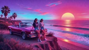 Pacific Coast 1984 — Synthwave Night Drive ｜ Retro 80s Mix Chill Out, Focus, Relax