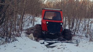 Тест собранного, самодельного вездехода! #automobile #болотоход #вездеход #каракат  #offroad #4x4