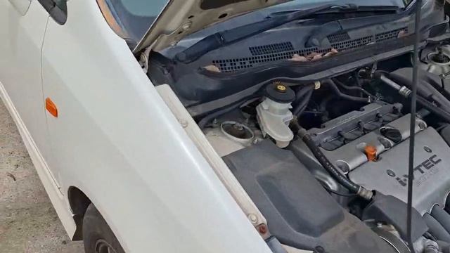 Тест перед разбором в Японий 889# Honda Модель Stream RN3 K20A Пробег 116694