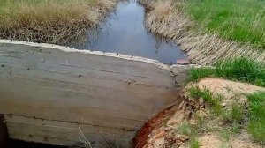 Насыпная дорога через речку Никитиха.😊