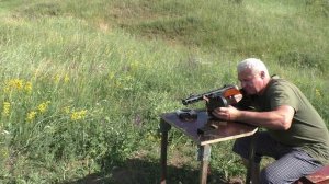 ППШ Luger бронебойным патроном по стальной пластине