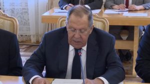 С.Лавров на заседании Делового совета при Министре иностранных дел Российской Федерации