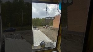 Монтаж плит перекрытия