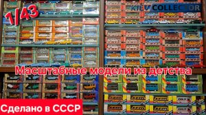 Большая коллекция масштабных моделей Сделано в СССР 1/43 Агат Тантал Саратов ЭО 4123 Атек