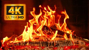 Заголовок 🔥 Звуки камина | живого огня без музыки (4K)