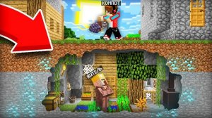 ВСЁ ЭТО ВРЕМЯ ЖИТЕЛЬ ВЫЖИВАЛ ПОД ЗЕМЛЁЙ В МАЙНКРАФТ | Компот Minecraft