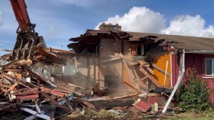 Как в США сносят старые дома - demolished