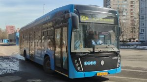 Электробус 214. Южное Измайлово - Метро Шоссе Энтузиастов и обратно