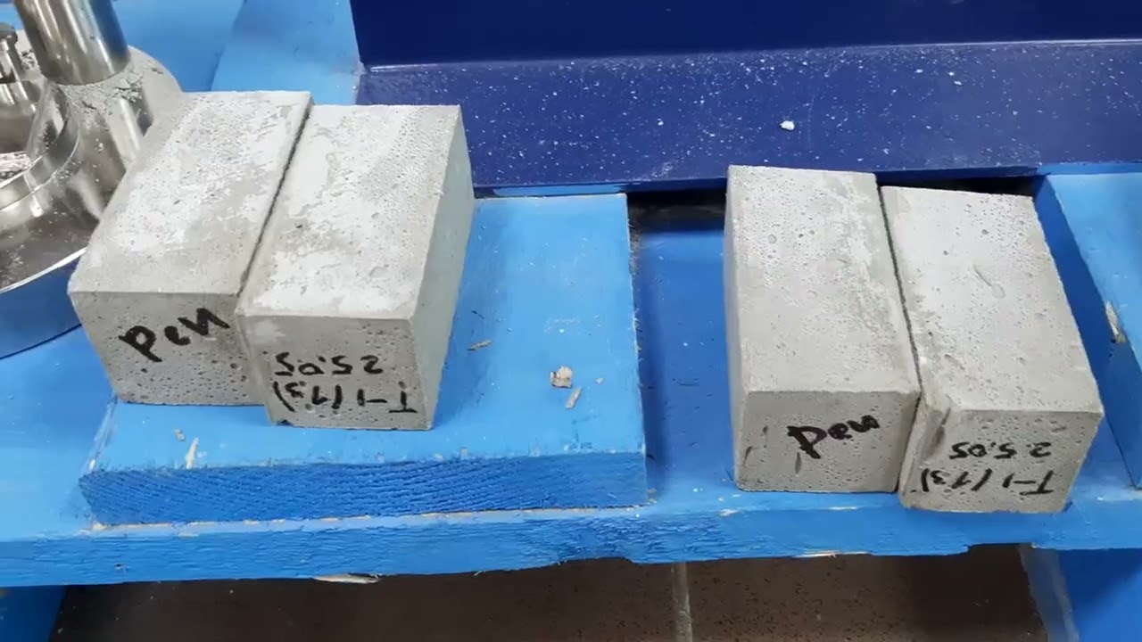 Испытание торкрет-бетона на прочность: изгиб и сжатие | Shotcrete: Bending and Compression смотреть онлайн