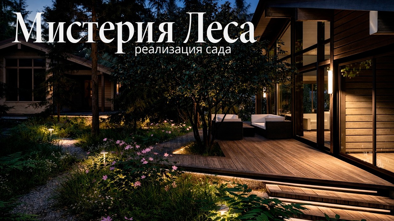 Реализуем таинственный сад «Мистерия Леса» | Ландшафтно-архитектурное бюро EL'DESIGN смотреть онлайн