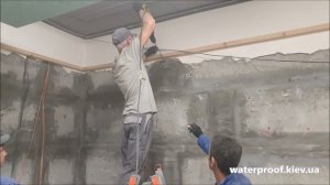Гидроизоляция стен подвального помещения школы