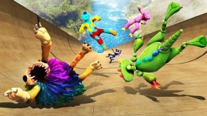 Поппи играет в Рэгдоллинг и прыжки в группе Poppy Playtime в GTA 5