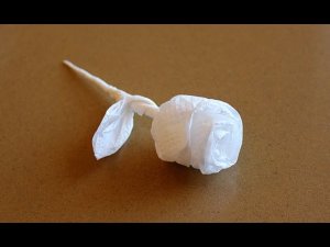 ♥Как сделать бумажную розу из салфетки.Поделки своими руками♥DIY Flower Rose♥Идеи рукоделия