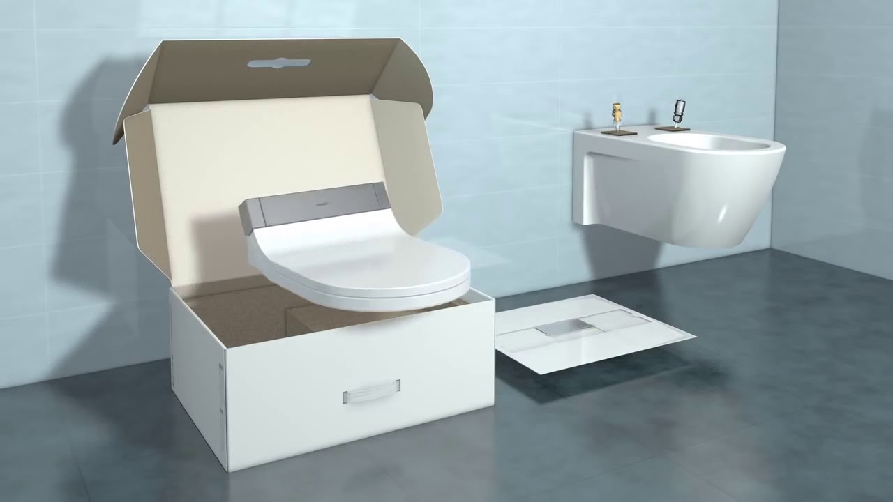 Duravit SensoWashStark C подвесной 610200002000300 - Монтаж и подключение смотреть онлайн