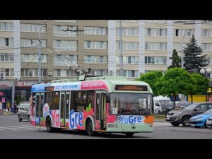 ВИДЕО ОТ ПОДПИСЧИКА №17. Поездка на троллейбусе №25 Микрорайон «Клёнковский» – Солнечная