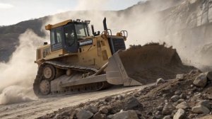 САМЫЙ МОЩНЫЙ БУЛЬДОЗЕР В МИРЕ — KOMATSU D575A В ДЕЙСТВИИ