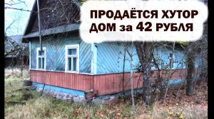 Брестская область. ХУТОР и дом за 42 РУБЛЯ #беларусь #belarus #обзордома #хутор #беловежскаяпуща