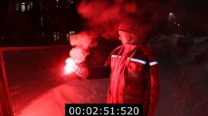 Сколько горит японский Фальшфейер   Сигнальный факел