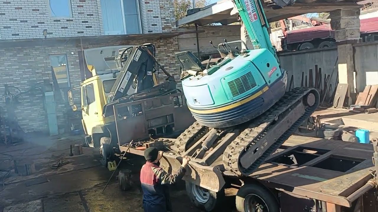 долгожданная установка манипулятора на чудо автомобиль