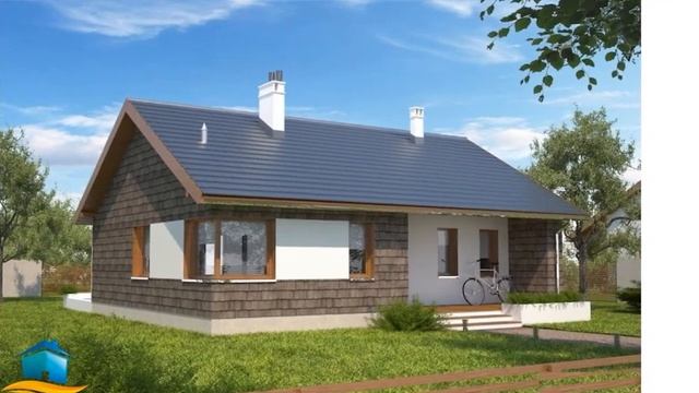 Проект одноэтажного дома 102 квадратных метров (№-879) смотреть онлайн