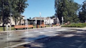 Фонтан в парке Дружба г.Кораблино☔