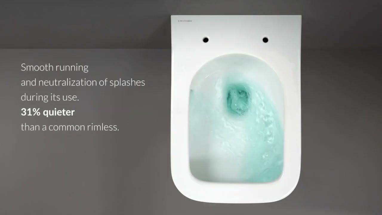 Унитаз подвесной SCARABEO Teorema 2.0 Rimless смотреть онлайн