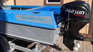Установка мотора Parsun F 40 EFI (30pro) на лодку Казанка 5м4 (Parsun F 30 FES-T-EFI PRO 40 л.с)