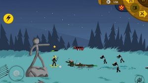 Stick War Legacy, миссия 318 ( insane, без баффов, Kytchu сражается в одиночку)
