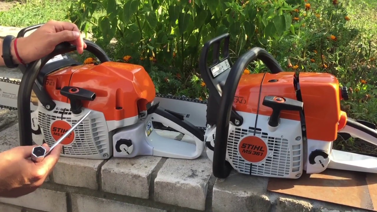 Чем отличается бензопила STIHL MS 361 от MS 362 смотреть онлайн