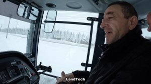 Зима-2025: Чистим дороги от снега на новом гусеничном тракторе АГРОМАШ-90ТГ!