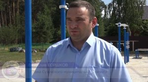 Строительство площадки ГТО. Сузунский МО.