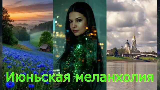 Июньская меланхолия (стихи мои) 🌠🌛💗