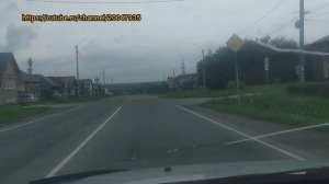 Последствия ливня. Река сильно разлилась