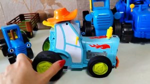 СИНИЕ ТРАКТОРА. ОБЗОР ИГРУШЕК. Blue Tractor