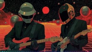Daft Punk Inspired： Across the Crimson Grid 🔴📡 ｜ French House, Retro Future, Electronic Mix