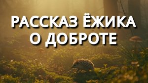 Рассказ ёжика о доброте людей