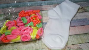СНЕГОВИК из НОСКА за 5 минут. Поделки на Новый Год/ БЕЗ ШИТЬЯ