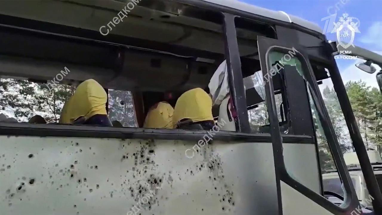 Россия и Белоруссия требуют от ООН осудить террористический удар ВСУ по автобусу в Брянской области. смотреть онлайн