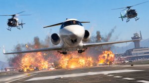 ✈️ Тревор угнал самолёт! Отказ двигателей и взрыв на шоссе в GTA 5