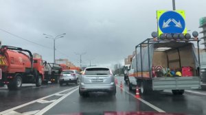 Северо-запад Москвы и выезд на МКАД. На машине с комментариями!