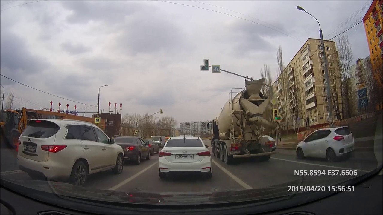 Driving in Moscow agglomeration: Текстильщики - Мытищи 20/04/2019 (timelapse) смотреть онлайн