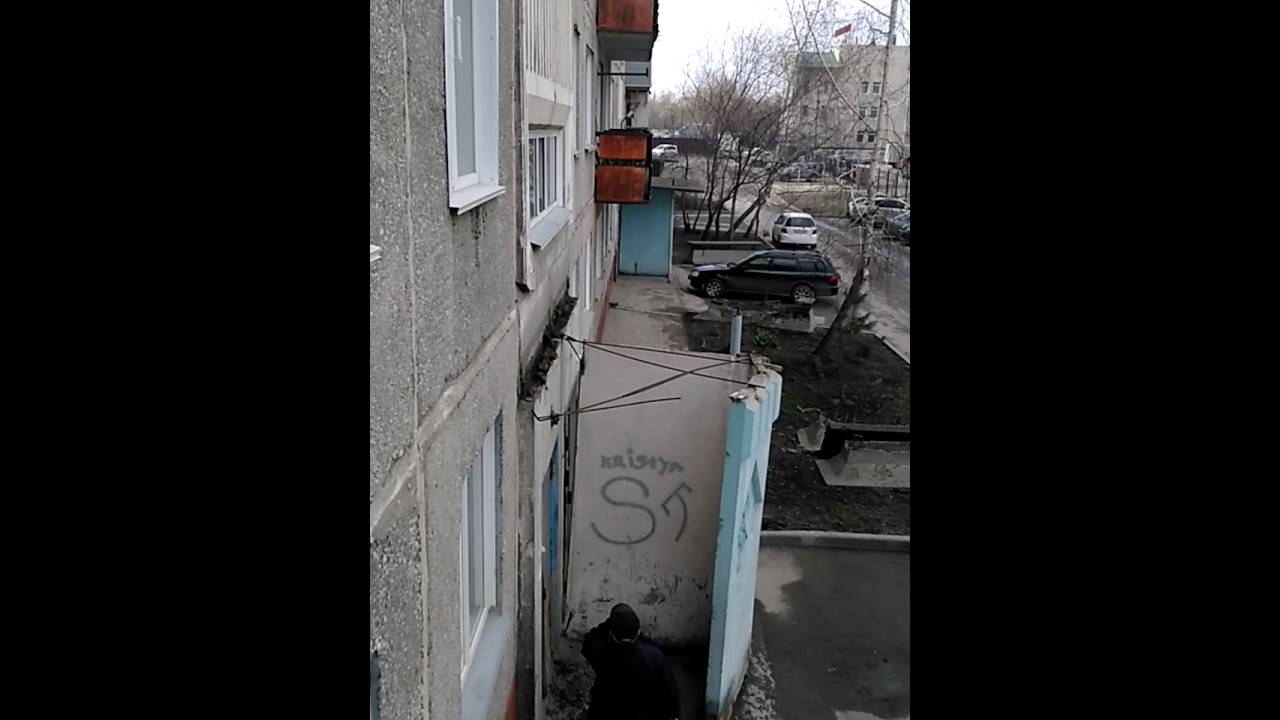 Очень страшно! Демонтаж бетонного козырька!(ч.1) смотреть онлайн