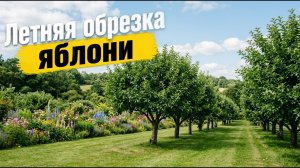 Летняя обрезка яблони