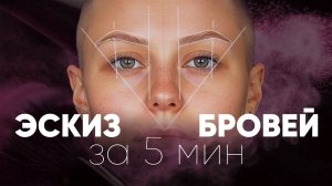 Пошаговая инструкция эскиза бровей. Как быстро и правильно построить форму