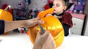 Готовимся к #Halloween Party Pumpkin🎃Делаем тыкву #Хэллоуин Как вырезать тыкву-фонарь своими руками👻