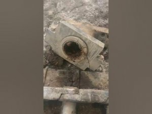 Замена ходовой части и натяжного на экскаваторе Komatsu PC 750 - 7 SE часть 3